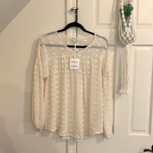 NWT Ivory Top